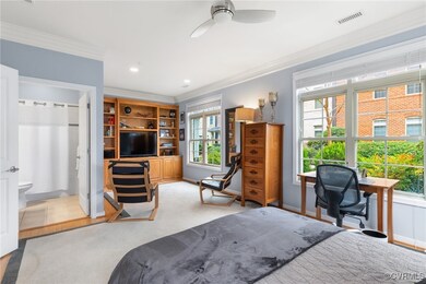 This 1st Floor Bedroom has an ensuite Bathroom and