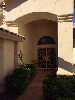 Inviting entrance with security door