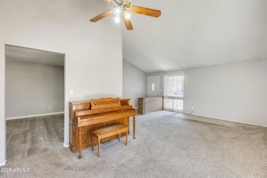 Open formal dining and living room
