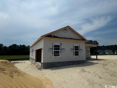 View of home's exterior featuring a garage
