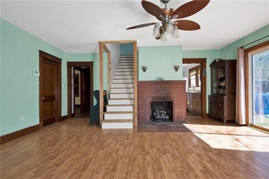 Living Room with gas fireplace