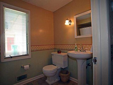 Bathroom. This first floor full bathroom is update