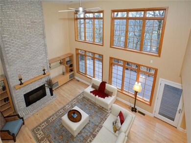Beautiful great room , this picture was taken from
