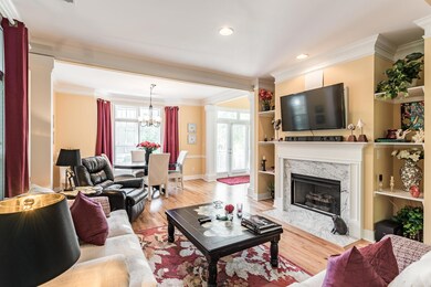 Living Area with Fireplace