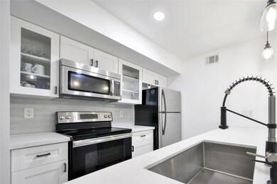 View of kitchen.