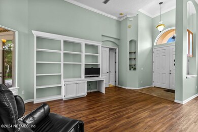 View of Living Room and Foyer