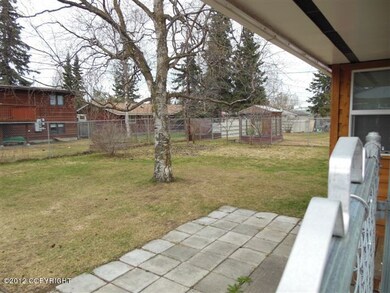 Fenced yard