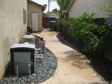 Side yard with Pool Equipment