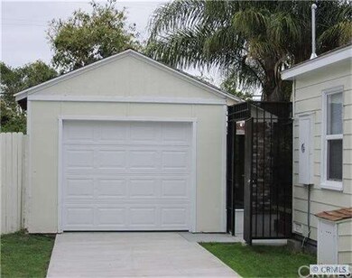 Single Car Garage with New Garage Door