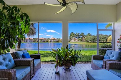 Lanai with decking looking over the lake, southern exposure