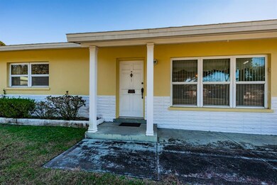 Front door with spacious overhang