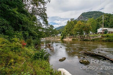 Rocky Broad River frontage, looking towards Chimney Rock