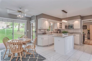 Kitchen, is light and bright, with ceramic tile fl
