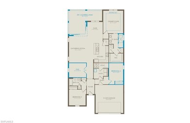 Floor plan configured with selections being built