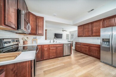 Enjoy a spacious kitchen