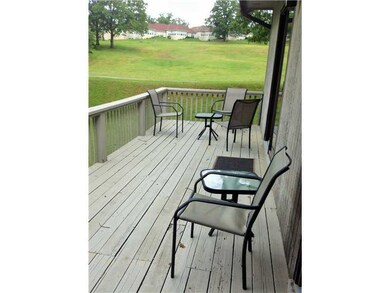 Patio/Deck. View of #4 tee .Entrance to deck from Living area and Master