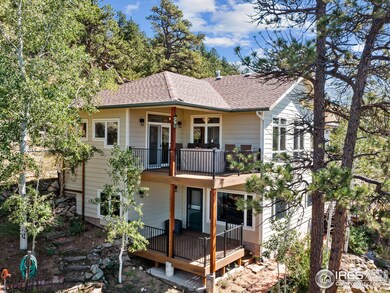 Decks on Each Level. The table and chairs on the upper deck shown are included.