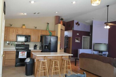 Kitchen and living room