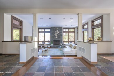 View from entry to living room