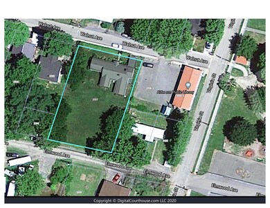 Google aerial tax map 129 Walnut Ave Ald
