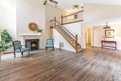 Living Room with gas fireplace