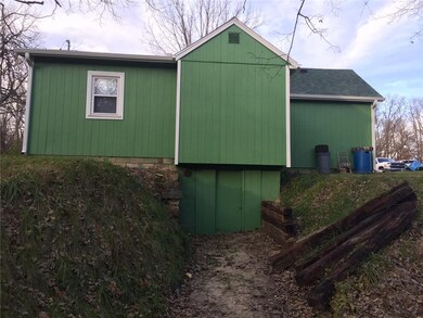 Entrance to the basement from back of the house