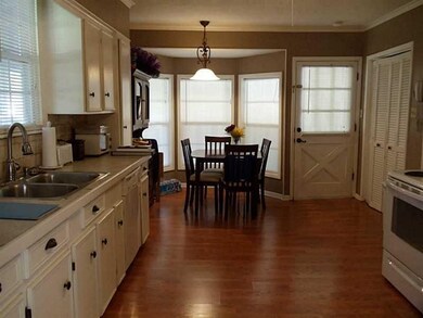 Kitchen. Looking into the kitchen from the living 