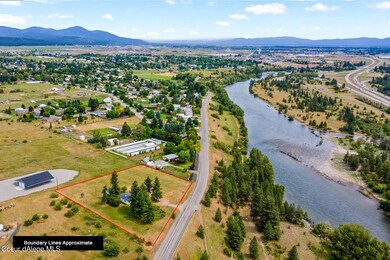 Directly across from river access
