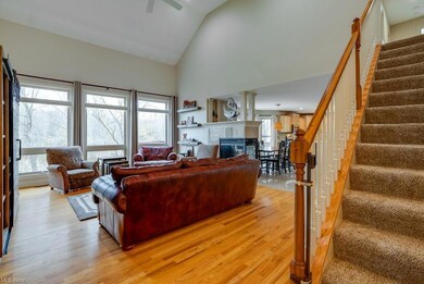vaulted living rm