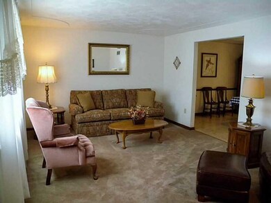 Living Room. The spacious living room has a large 