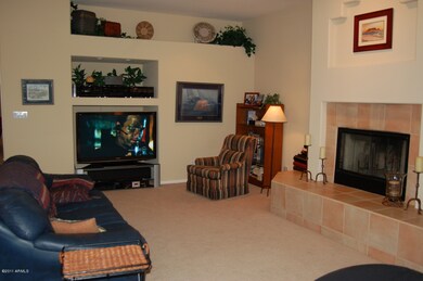 Family Room w/Wood Burning Fireplace