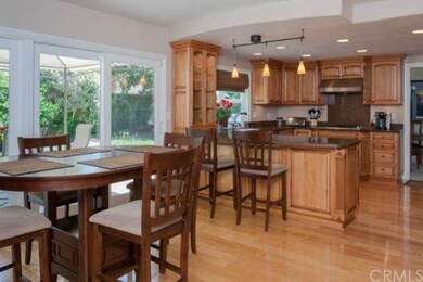 Family room looking in to the custom Gourmet Kitch