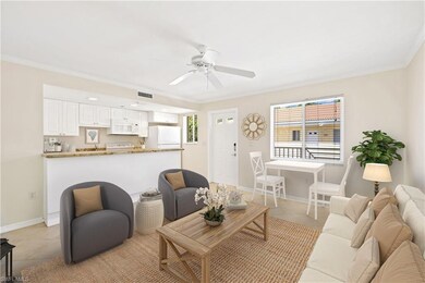 Living Room & Kitchen - Virtually Staged