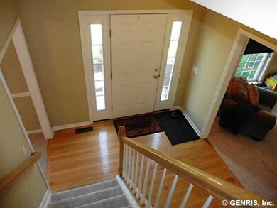Foyer Front foyer area with hardwood floors! These