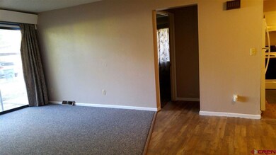 Living room and dining area, looking toward Bedroo