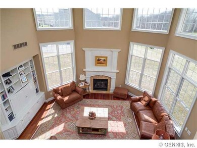 Living Room View from Landing