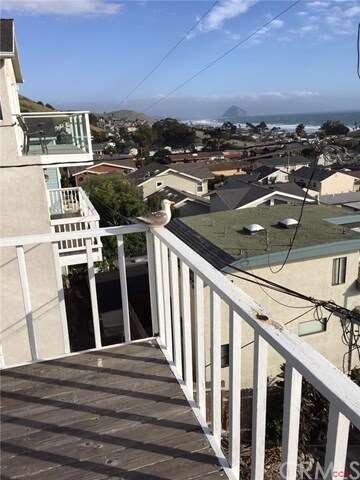 View of Morro Bay from deck