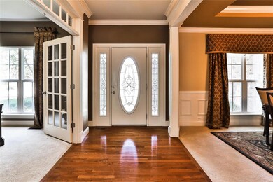 Gleaming hardwood floors welcome you into this home