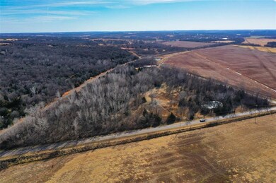 Birds eye view of property with a rural view