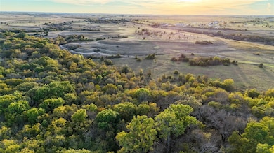 View of aerial view at dusk