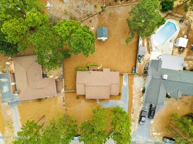 70 Fox Run Drone of house, yard, shed