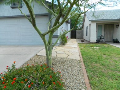 Flagstone walkway