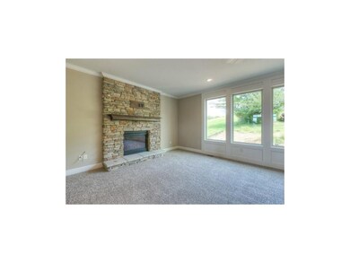 Large living room with picture windows