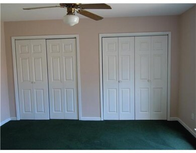 Bedroom. The bedrooms feature good closet space.