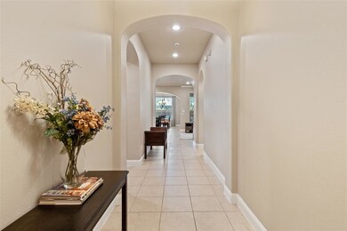 Main hallway looking towards living areas. Interior walls constructed with insultation. Solid core doors throughout
