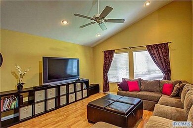 Living room with newer recessed lights.