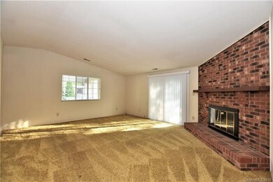 Large great room with fireplace