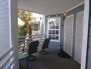 Balcony toward front door Center