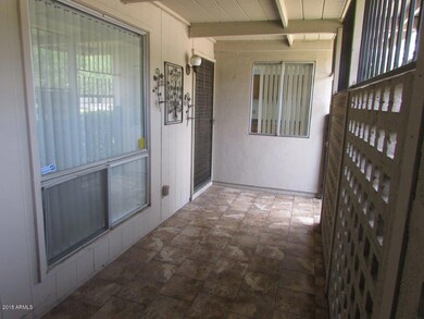 Covered front patio