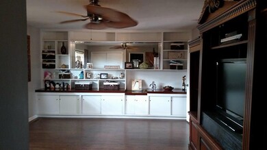 Huge Master Bedroom with built-ins. 